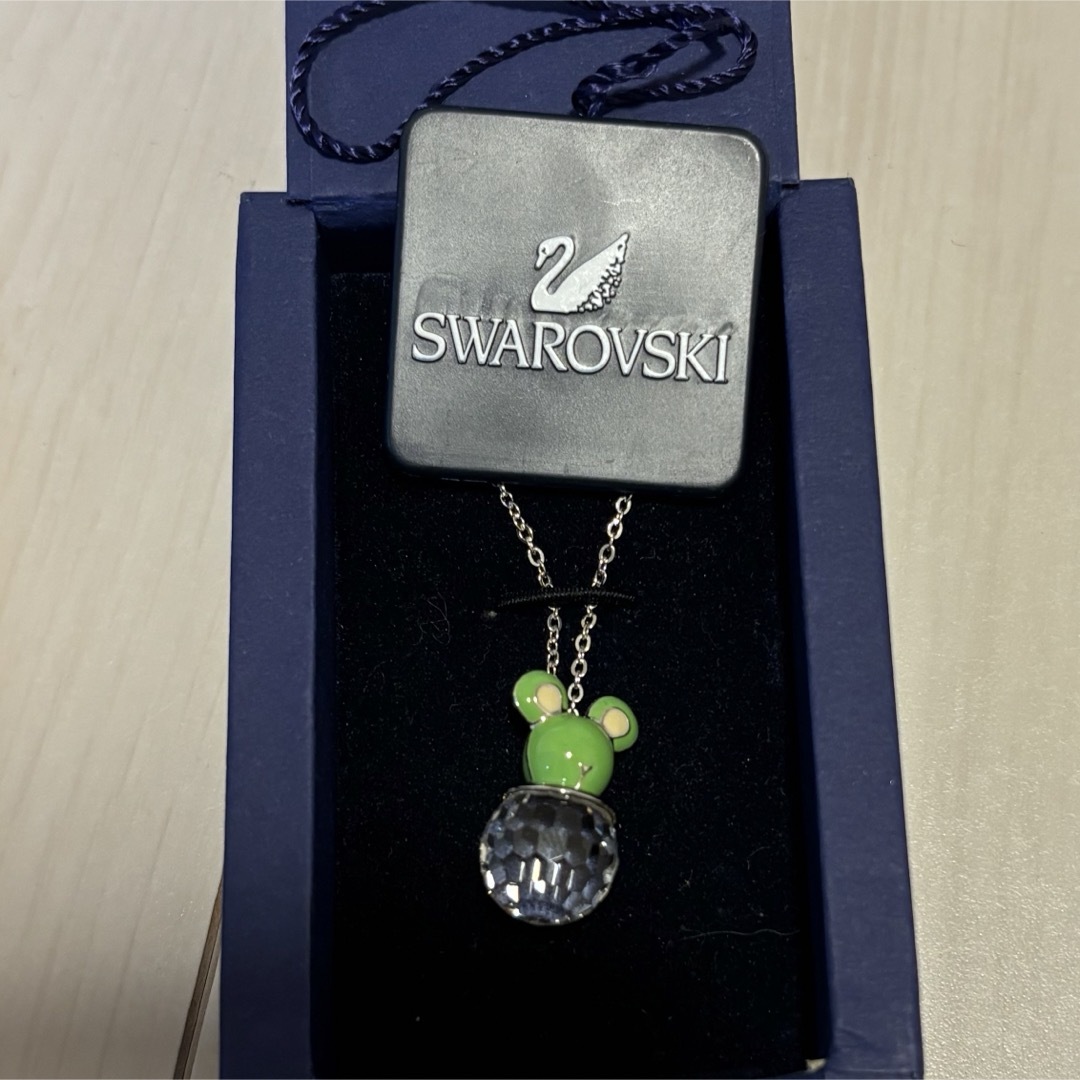 SWAROVSKI(スワロフスキー)のスワロフスキー　ネックレス　ねずみ レディースのアクセサリー(ネックレス)の商品写真