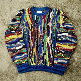 クージー(COOGI)の【大特価セール】クージー ニット セーター Sサイズ 人気柄 マルチカラー(ニット/セーター)