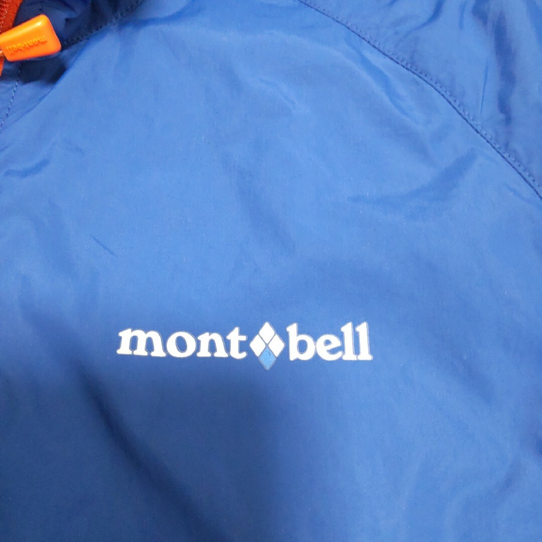 mont bell(モンベル)のモンベル　ライトシェルパーカー　150 ブルー キッズ/ベビー/マタニティのキッズ服男の子用(90cm~)(ジャケット/上着)の商品写真