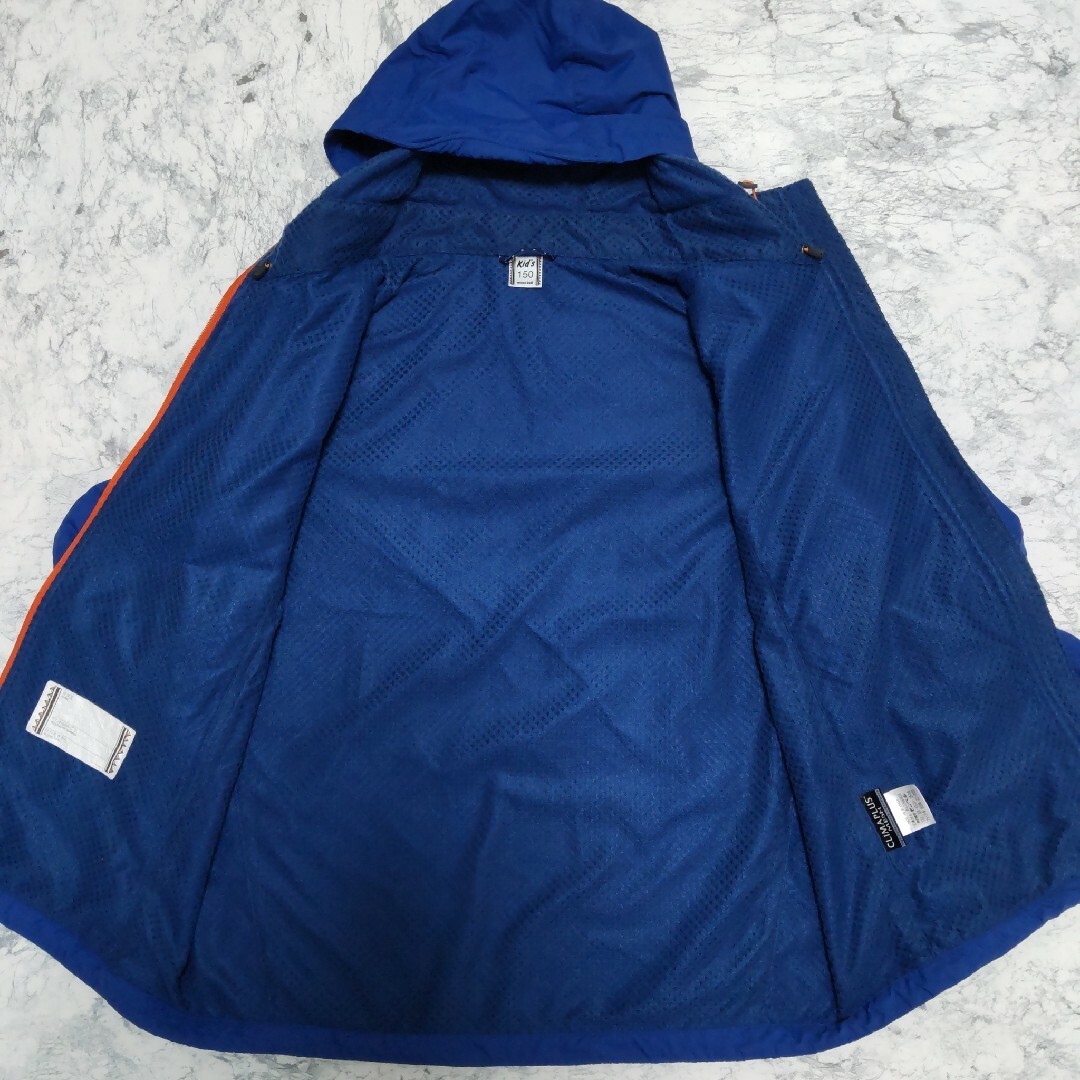 mont bell(モンベル)のモンベル　ライトシェルパーカー　150 ブルー キッズ/ベビー/マタニティのキッズ服男の子用(90cm~)(ジャケット/上着)の商品写真