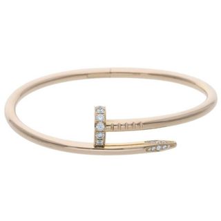 カルティエ(Cartier)のカルティエ  新型 JUSTE UN CLOU BRACELET DIA K18PGジュストアンクルハーフダイヤブレスレット メンズ(ブレスレット)