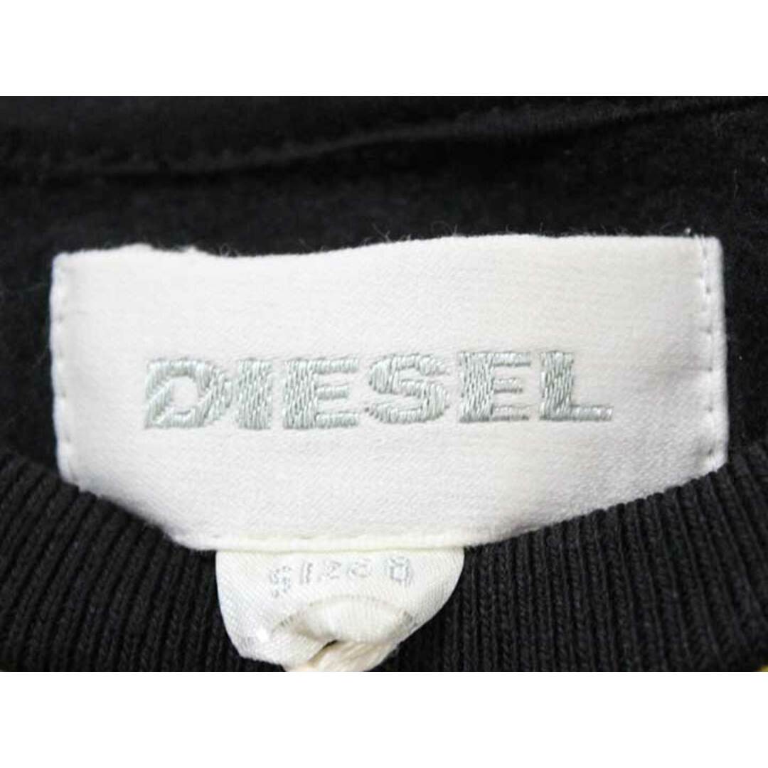 DIESEL(ディーゼル)の新品 未使用品《ディーゼルキッズ/DIESEL kids》120-123cm 長袖ワンピース 黒×黄色 裏起毛 子供服 キッズ kids 女の子 秋冬 921122 キッズ/ベビー/マタニティのキッズ服女の子用(90cm~)(ワンピース)の商品写真