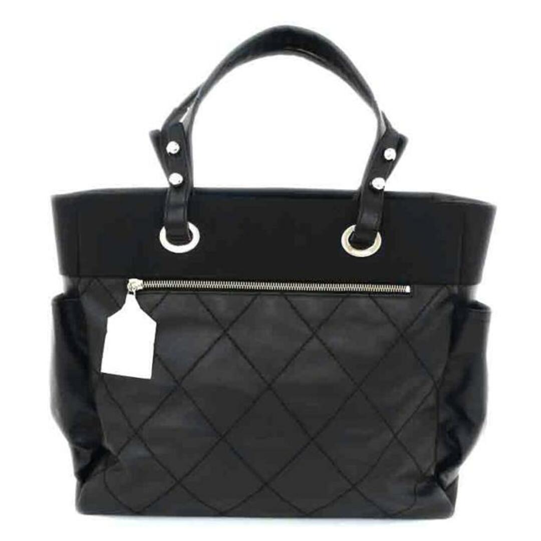 <br>ＣＨＡＮＥＬ シャネル/パリビアリッツトート／ブラック//161*****/シャネル/Aランク/75レディース