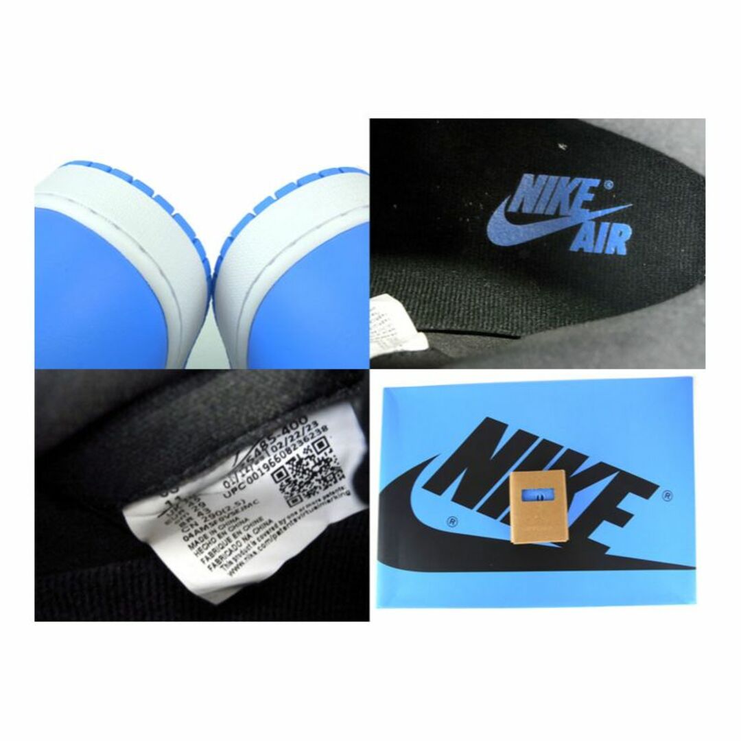 NIKE(ナイキ)のナイキ NIKE ■ 【 AIR JORDAN 1 RETRO HIGH OG University Blue UNC Toe DZ5485 400 】 エア ジョーダン 1 レトロ ユニバーシティ ブルー ノースカロライナ スニーカー 30396 メンズの靴/シューズ(スニーカー)の商品写真