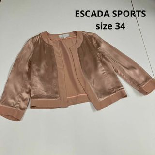 タグ付未使用  Laurel ESCADA ペイズリープリント ジャケット 38