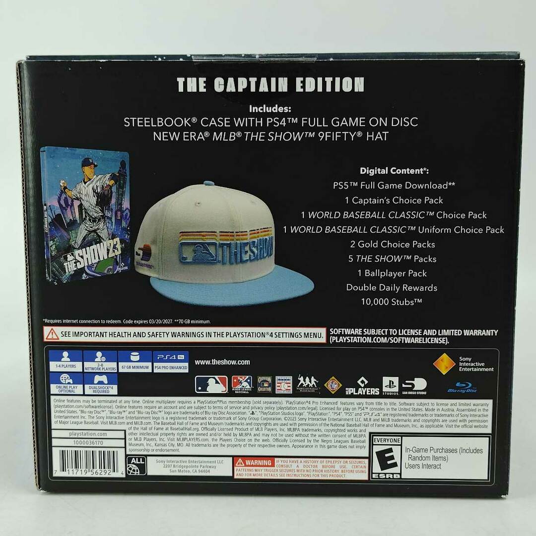 【公式】アクセサリーの激安通販 Show The 中古・未使用品】MLB 23 PS4 (北米) Edition Captain The PS4ソフト