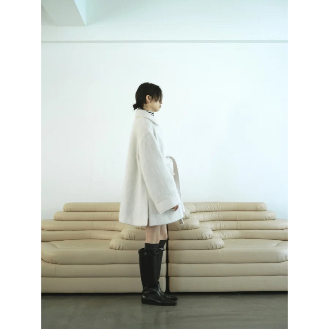 Rosary moon - rosary moon ♡ Mohair Shaggy Half Coatの通販 by 