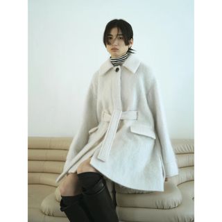 ロザリームーン(Rosary moon)のrosary moon ♡ Mohair Shaggy Half Coat(毛皮/ファーコート)