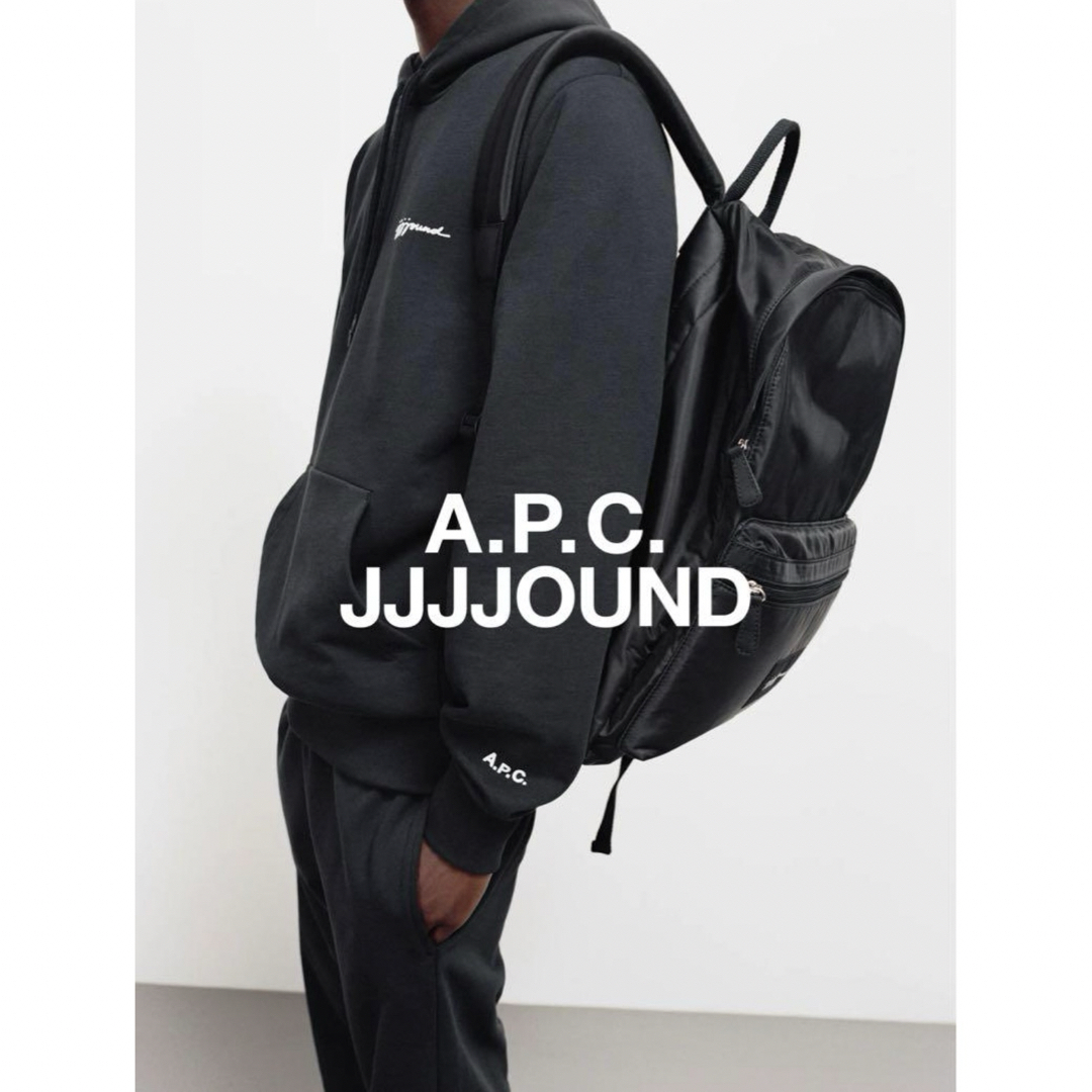 【極美品】JJJJound x APC Foodieスウェット パーカー 黒