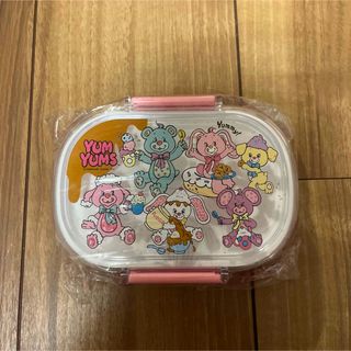 新品 ヤムヤムズ お弁当箱 ピンク YUMYUMS レトロ 当時品 アメキャラ(弁当用品)