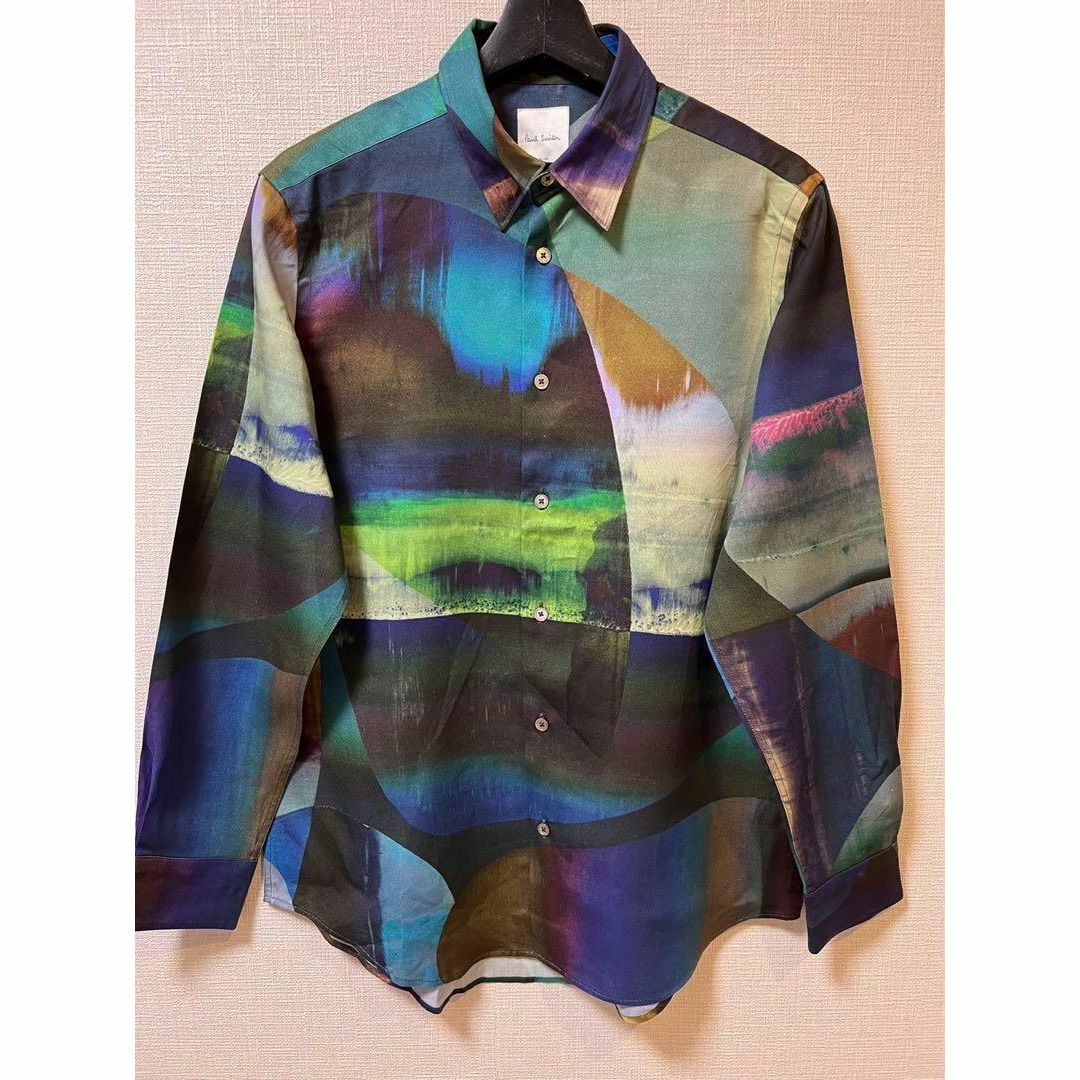 Paul Smith Abstract Paint プリントシャツ-