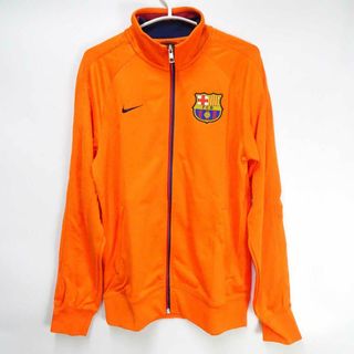 ナイキ(NIKE)の【未使用】ナイキ サッカー FCバルセロナ コアトレーナー トラックジャケット M オレンジ 478161 NIKE(ウェア)