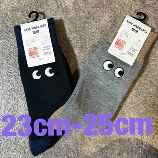 ユニクロ(UNIQLO)の新品 ユニクロ アニヤ ハインドマーチ ヒートテック ソックス 靴下 2色セット(ソックス)