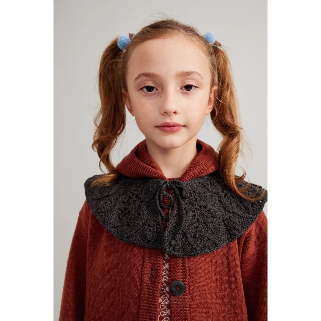 キッズ服女の子用(90cm~)SOOR PLOOM  Flat Collar Soot