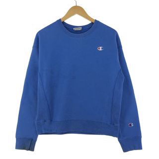 チャンピオン(Champion)の古着 チャンピオン Champion リバースウィーブ 復刻 単色タグ ワンポイントロゴスウェット トレーナー メンズM /eaa379410(スウェット)