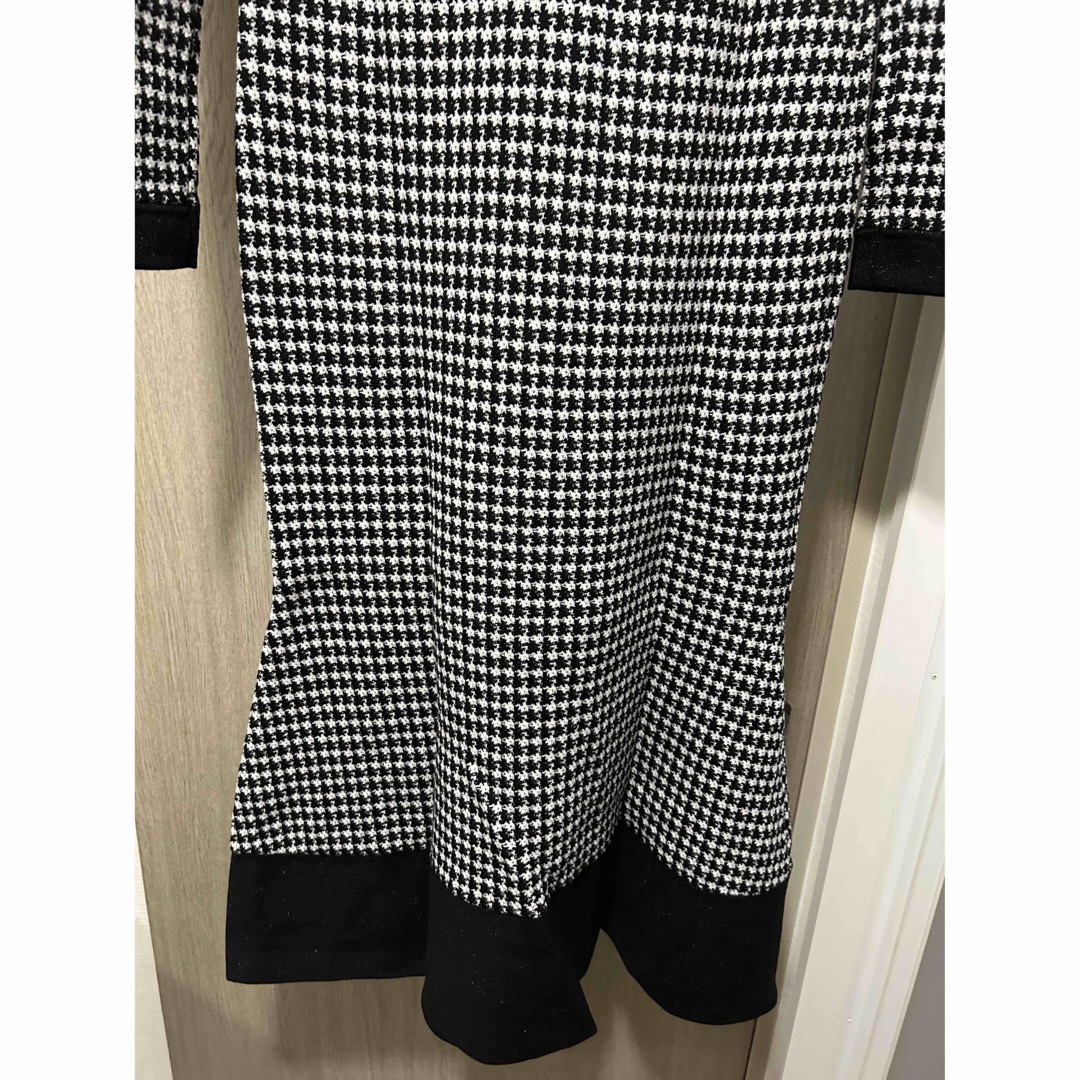 Buckingham Houndstooth Knit dress Mサイズ