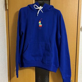 ポロラルフローレン(POLO RALPH LAUREN)の【新品】ポロラルフローレン　レディース パーカー　ブルー(パーカー)