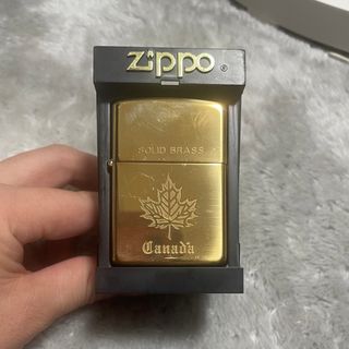 ZIPPO - 新品未使用ビンテージ ジッポ CANADA SOLID BRASS 1992の通販 ...