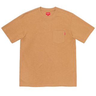 シュプリーム(Supreme)のsupreme 20ss S/S Pocket T light brown XL(Tシャツ/カットソー(半袖/袖なし))