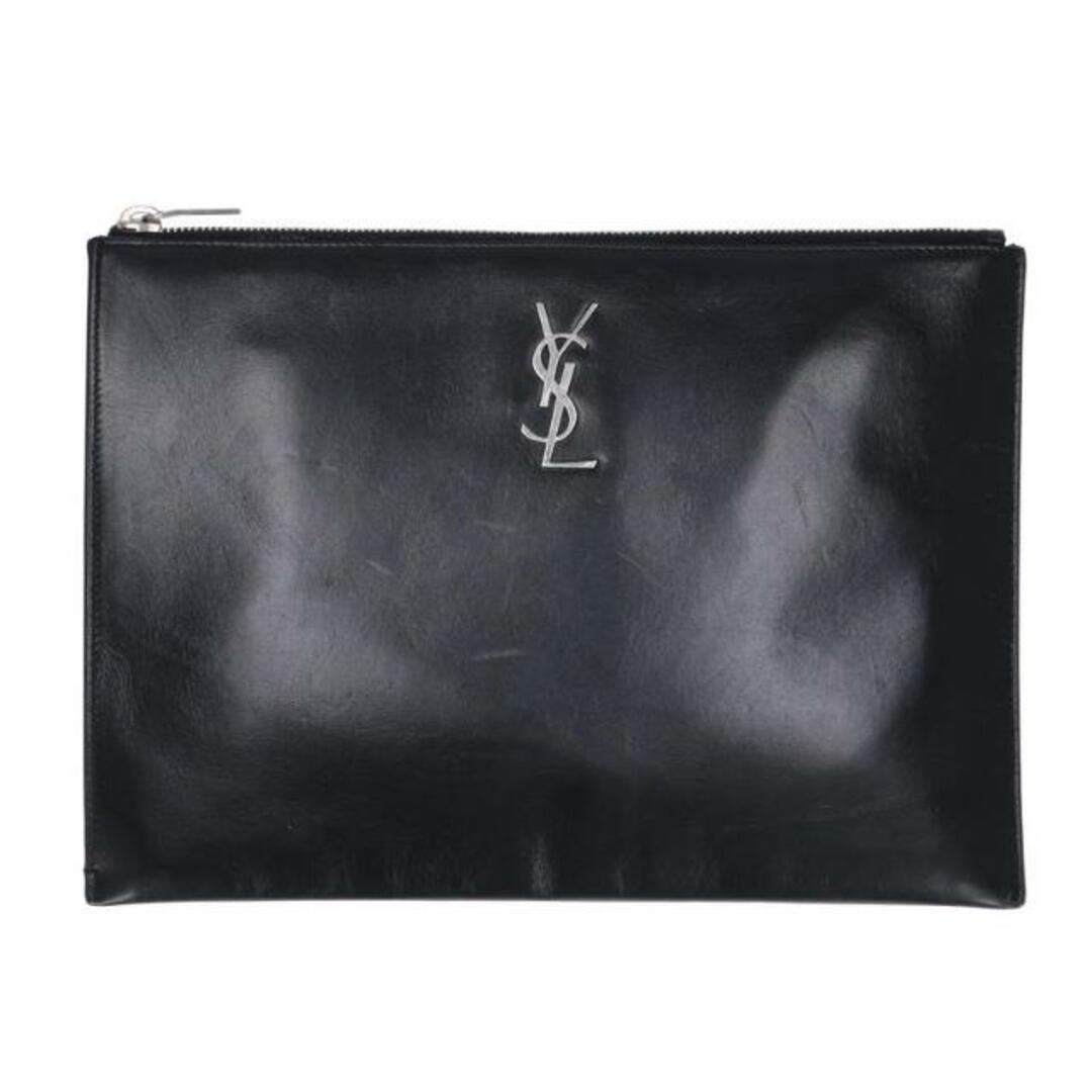 <br>ＹＳＬ サンローラン/ＹＳＬロゴ／レザー／クラッチバック/A1M・453249・0718//ブランドバック/Bランク/75レディース