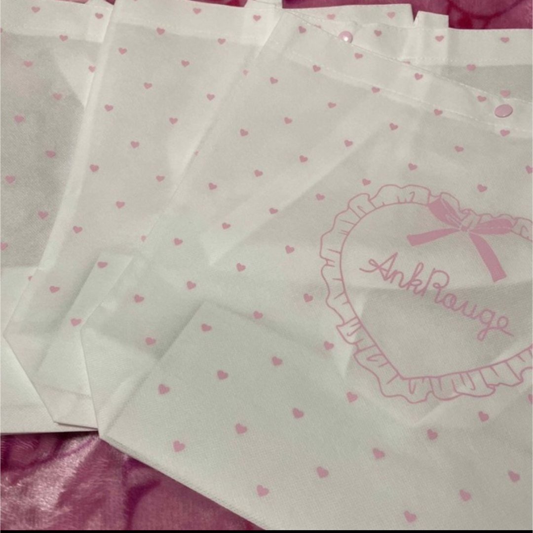 Ank Rouge(アンクルージュ)のAnk Rouge☆布製ショッパー3枚セット☆ レディースのバッグ(ショップ袋)の商品写真