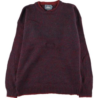 ウールリッチ(WOOLRICH)の古着 80年代 ウールリッチ WOOLRICH ウールニットセーター メンズXL ヴィンテージ /eaa365002(ニット/セーター)