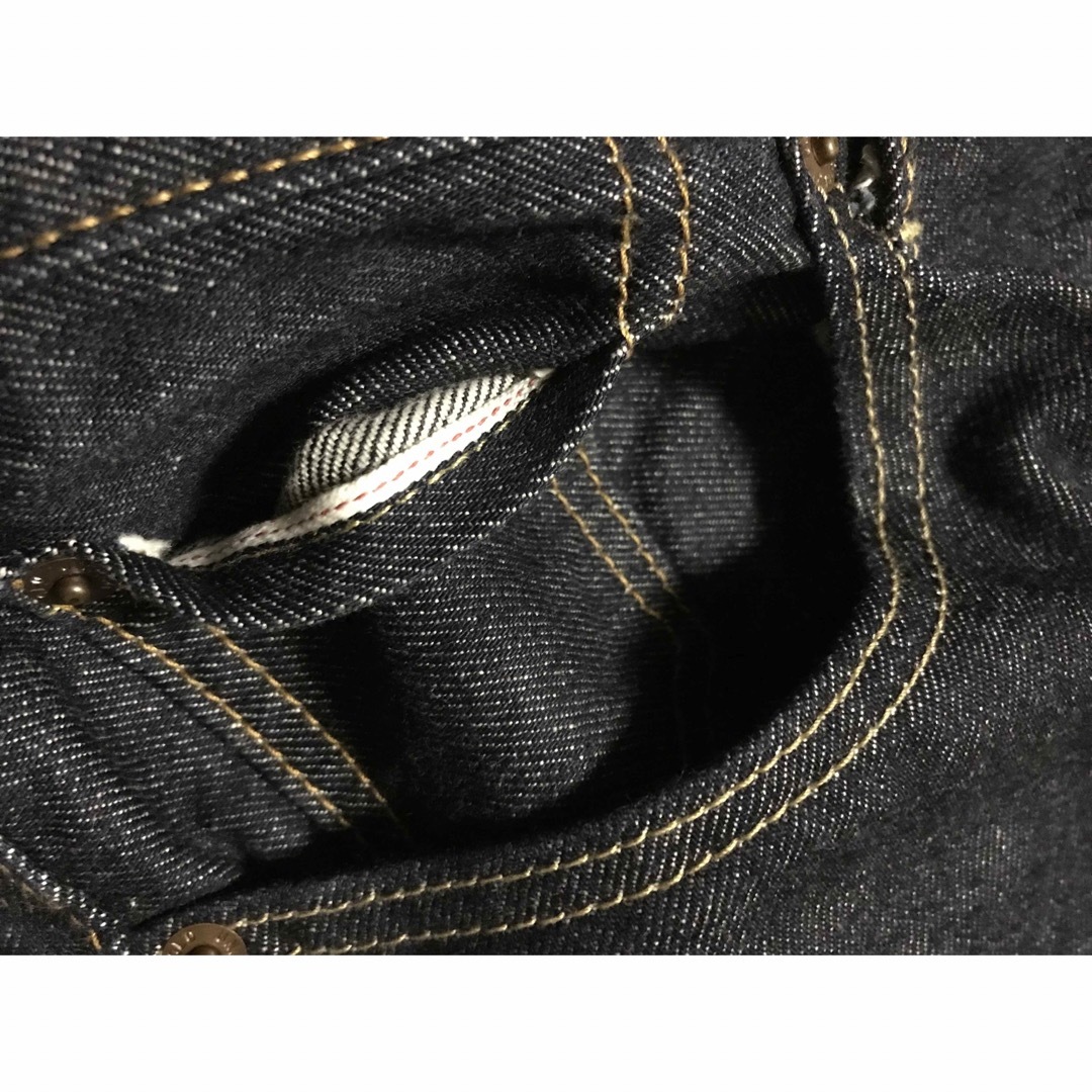 UNIQLO(ユニクロ)のユニクロ　セルビッチクラシック　ジーンズ　チェーンステッチ メンズのパンツ(デニム/ジーンズ)の商品写真