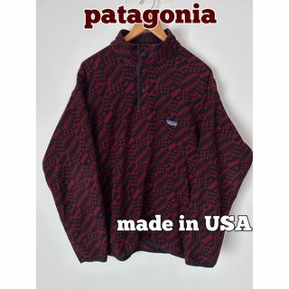 パタゴニア(patagonia)のpatagonia パタゴニア　スナップT フリース　シンチラ　USA製(その他)