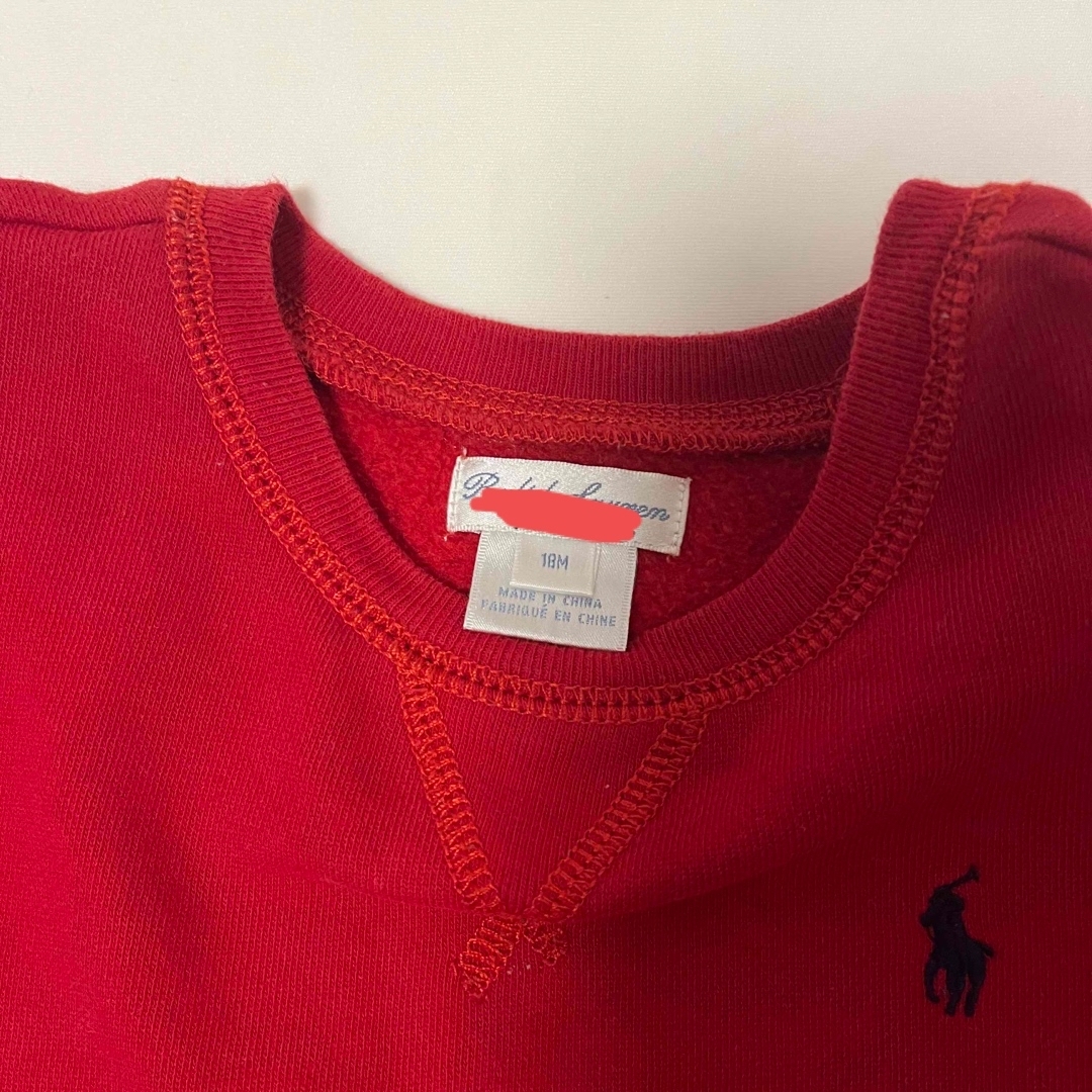 POLO RALPH LAUREN(ポロラルフローレン)のラルフローレン　トレーナー　18M キッズ/ベビー/マタニティのベビー服(~85cm)(トレーナー)の商品写真