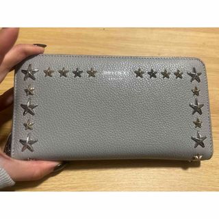 ジミーチュウ(JIMMY CHOO)の【美品】ラウンドファスナー長財布　ジミーチュウ(財布)