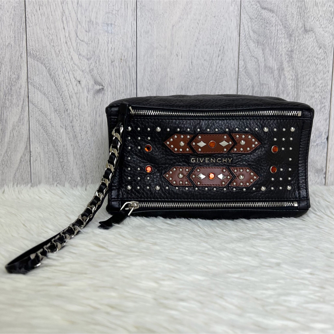 正規品 GIVENCHY clutch ジバンシー レザー クラッチバッグ