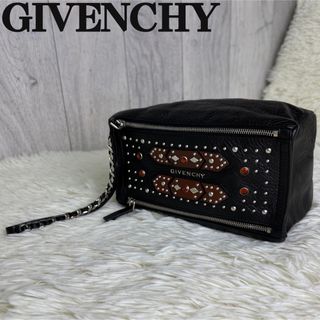 ジバンシィ(GIVENCHY)の希少アイテム♡ジバンシー パンドラ レザー チェーン クラッチバッグ(クラッチバッグ)