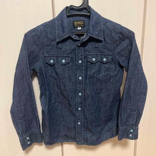 マーキーズ(MARKEY'S)のMARKEY'S デニムシャツ140美品(ブラウス)