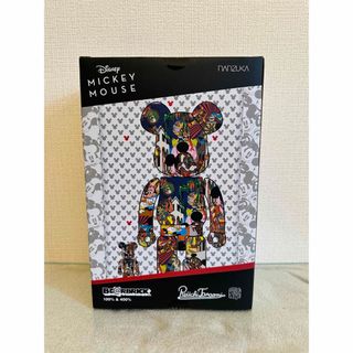 メディコムトイ(MEDICOM TOY)のBE@RBRICK MICKEY MOUSE 100%&400%(キャラクターグッズ)