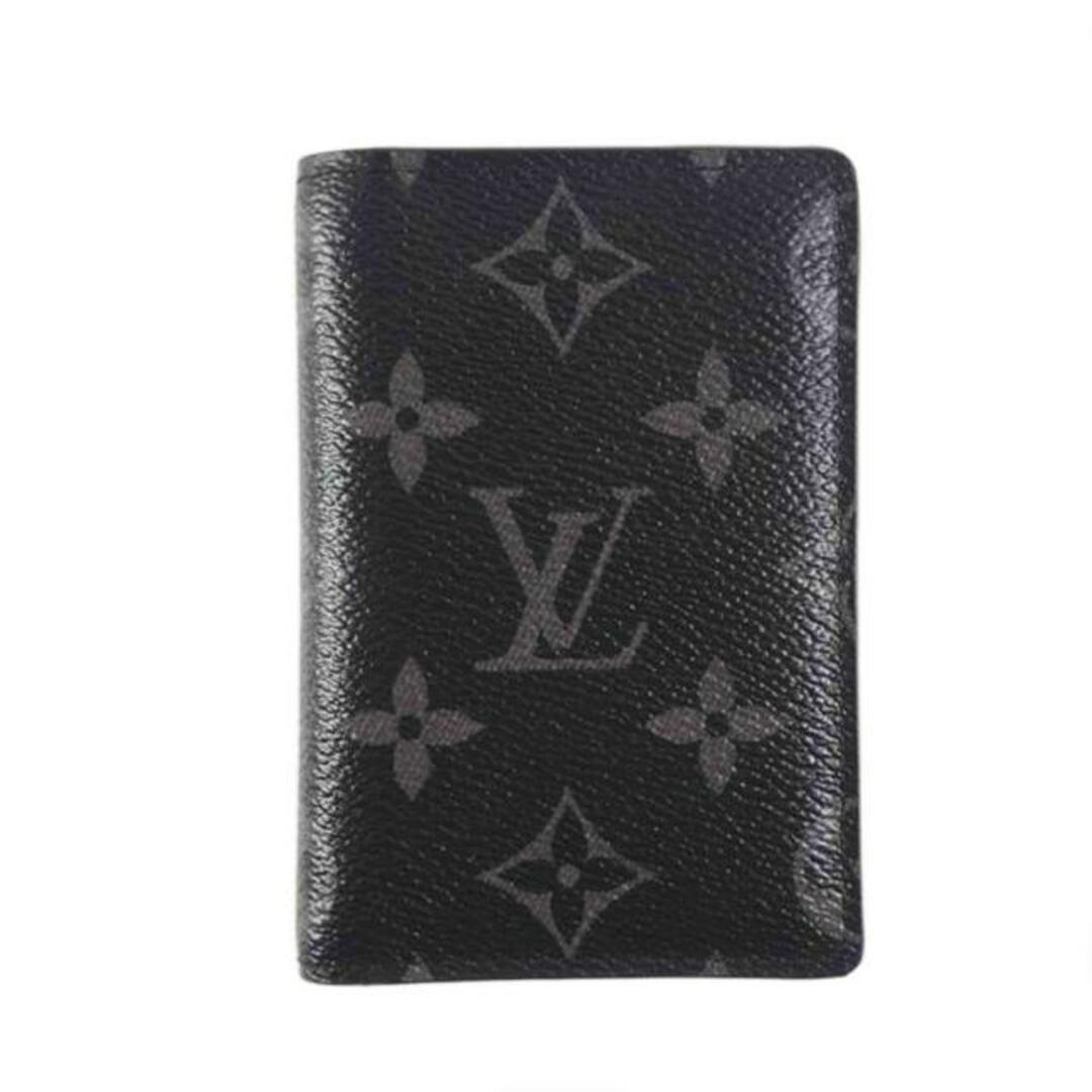 オープンポケット×1内装仕様<br>ＬＯＵＩＳ　ＶＵＩＴＴＯＮ ルイヴィトン/オーガナイザー・ドゥ・ポッシュ／モノグラム　エクリプス／黒ｘグレー/M61696/TA4***/W7.5cm×H11cmルイ・ヴィトン/Aランク/79