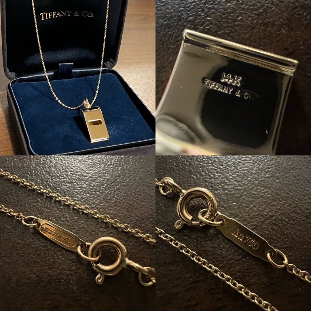 Tiffany & Co.(ティファニー)のVINTAGE TIFFANYティファニー14Kゴールド ホイッスル ネックレス メンズのアクセサリー(ネックレス)の商品写真