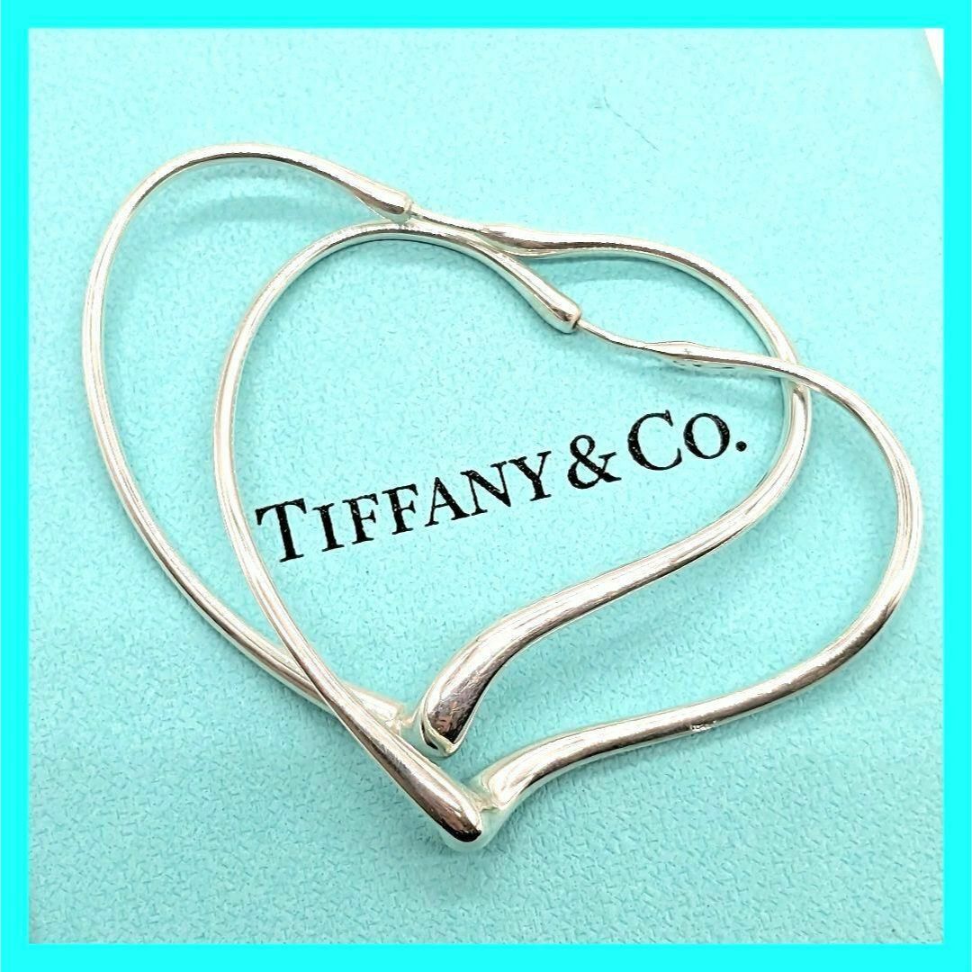 TIFFANY&Co ティファニー AG925 オープンハート フープ ピアス