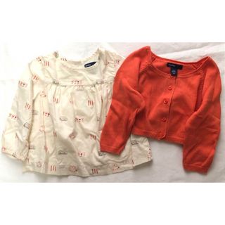 ベビーギャップ(babyGAP)のbabyGap チュニック＆カーディガンセット(カーディガン/ボレロ)