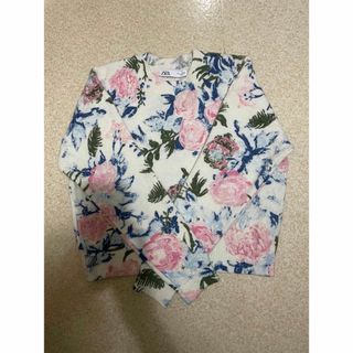 ザラ(ZARA)の【完売】ZARA ザラ フラワーニット セーター 花柄  長袖(ニット/セーター)