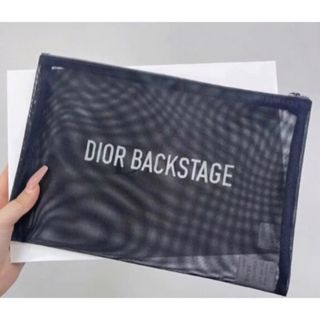 クリスチャンディオール(Christian Dior)の最新　ディオール　ノベルティ　メッシュ　ポーチ　ブラック(ポーチ)