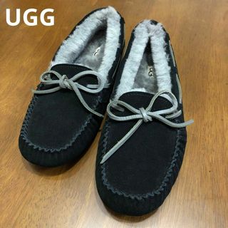 アグ(UGG)のUGG  オルセン　25cm  黒　ブラック(スリッポン/モカシン)