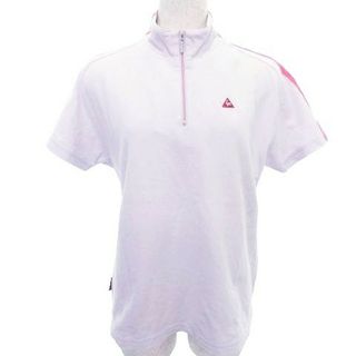 ルコックスポルティフ(le coq sportif)のルコックスポルティフ ハーフジップ シャツ ゴルフ ウエア L 薄紫 ■GY08(ウエア)