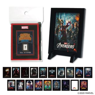 マーベル(MARVEL)の【希少限定品】マーベル展限定　ムービーサインボードマグネット19種コンプリート(その他)