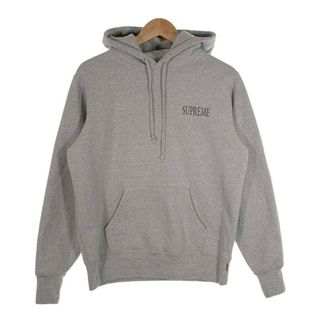 SUPREME シュプリーム 17AW Decline Hooded Sweatshirt ディクライン プルオーバースウェットパーカー グレー Size S(パーカー)