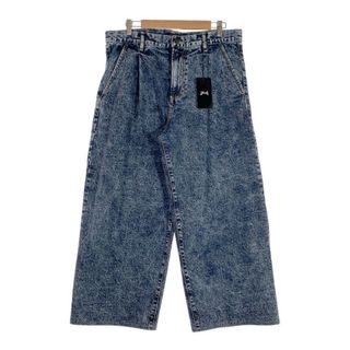 グラム(glamb)のglamb グラム Wide Bleach Denim ワイドブリーチデニム ジーンズ インディゴ GB0223/P07 Size L(その他)