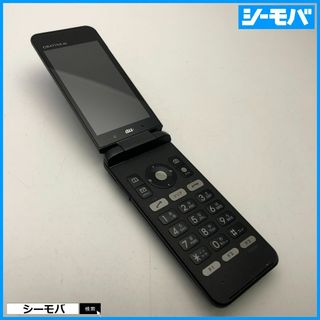 キョウセラ(京セラ)の1149 GRATINA 4G KYF31 中古 auガラケー ブラック(携帯電話本体)