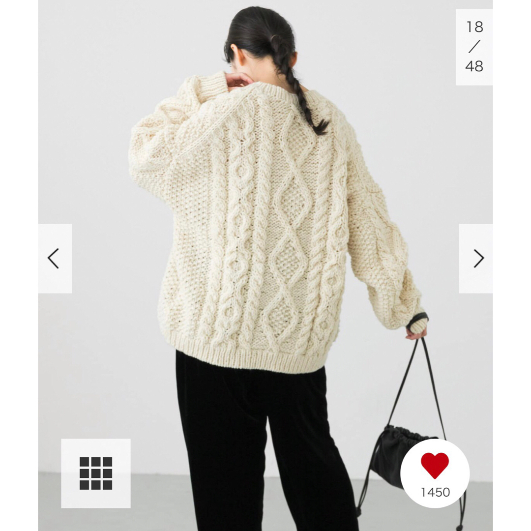 かぐれ - 新品タグ付◉ ペルーアランクルーネックニット かぐれ かぐれ - 新品タグ付◉ ペルーアランクルーネックニット かぐれ