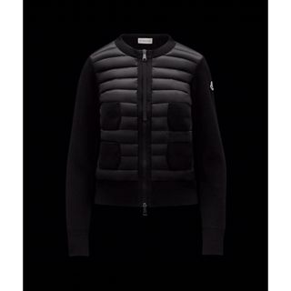 モンクレール(MONCLER)のMONCLER カーディガン　サイズL ブラック(カーディガン)