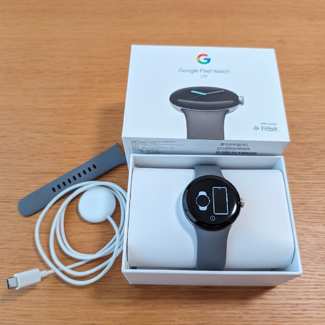 Google Pixel - Google Pixel Watch LTEモデル シルバー チャコールの ...