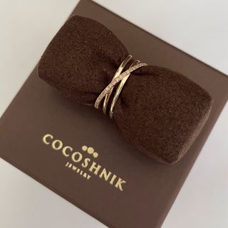 ココシュニック(COCOSHNIK)のCOCOSHNIK ★ ダイヤモンドXリング(リング(指輪))